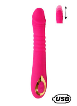 TWIST Rose, Vibromasseur "va-et-vient" USB en silicone médical, doté de 18 modes de stimulation - BQ586PNK
